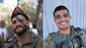 IDF Staff Sgt. Ron Yonatan Roytman, 23, and Sgt. Yuval Shai Svilem, 20