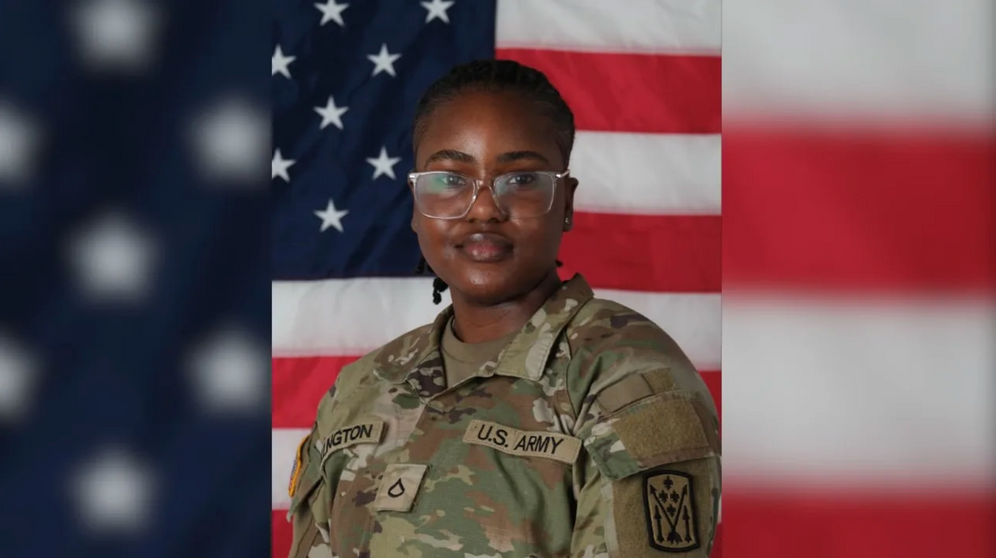 The remains of missing US servicewoman Spc. Mariyah Collington were recovered on April 13, 2026.
