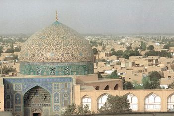 ARCHIVE - Large dome of the mosque of Sheik Lotfallah in Isfahan, Iran.