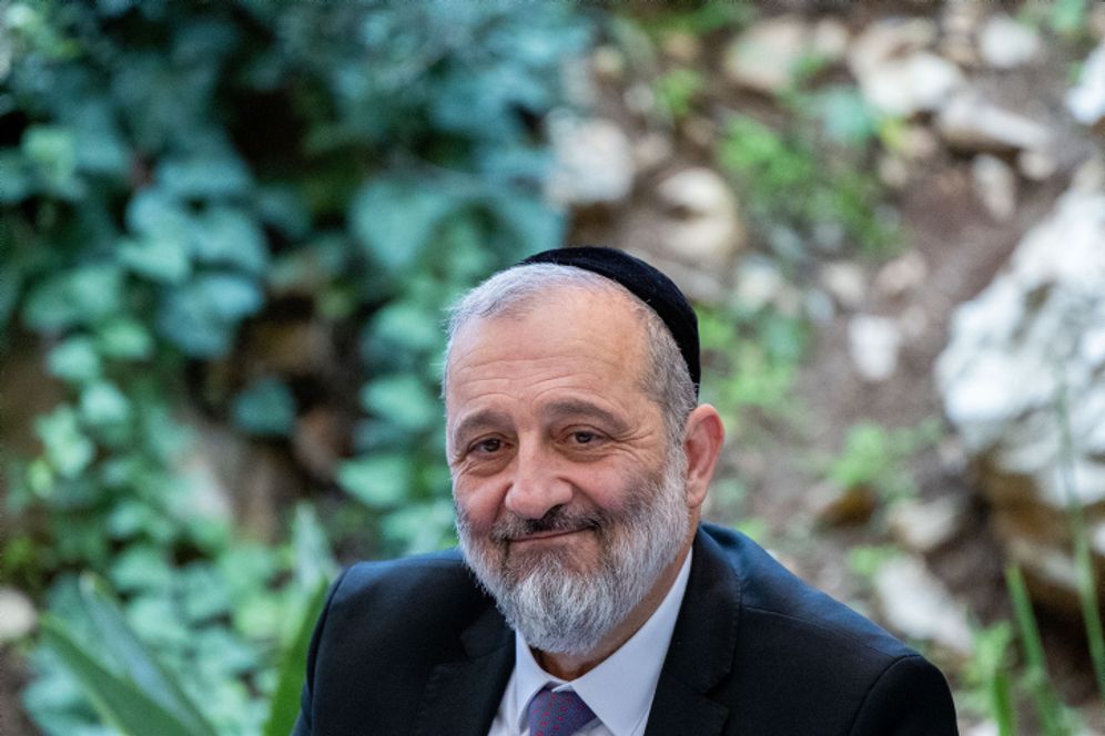 Aryeh Deri in Jerusalem.