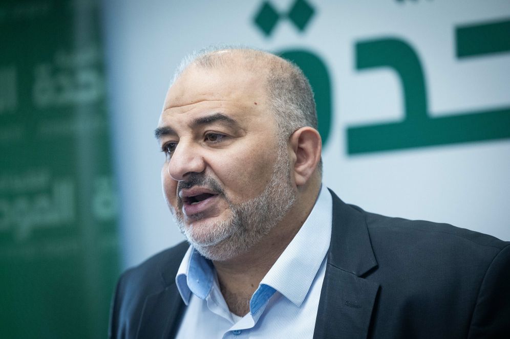 رئيس القائمة العربية الموحدة منصور عباس - أرشيف