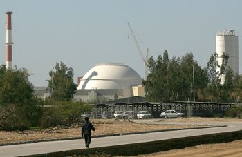 Le réacteur nucléaire de Bushehr, Iran