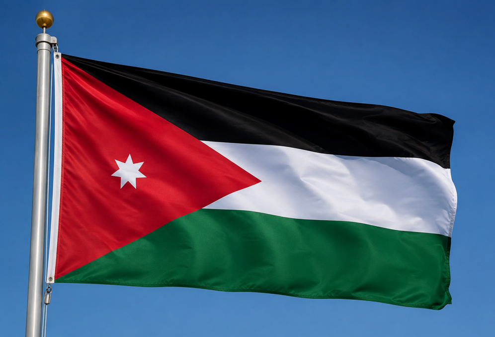 AI Drapeau de la Jordanie