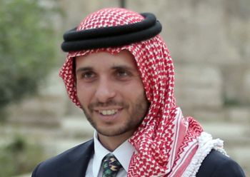 Le prince de Jordanie Hamza à Amman le 9 septembre 2015