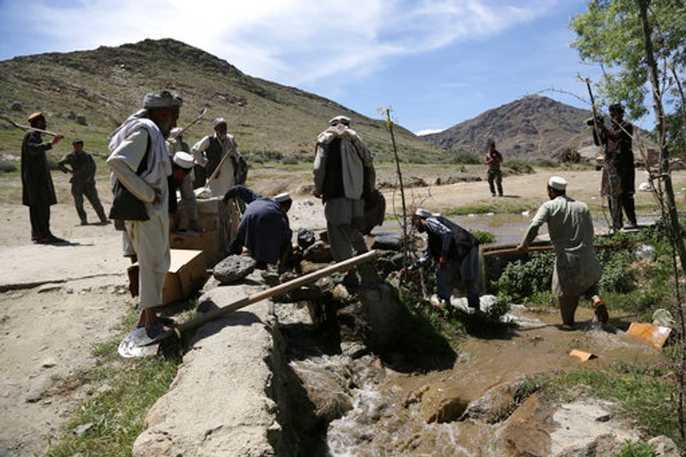 قرية أسد خيل في منطقة أشين في جلال آباد، شرق كابول في أفغانستان