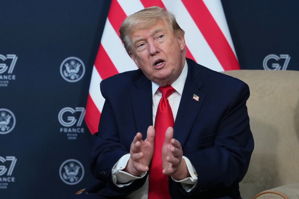 AP Photo/Julia Demaree Nikhinson File photo of President Donald Trump