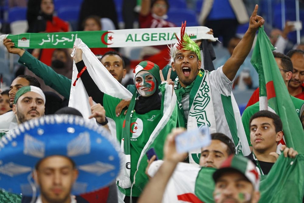 كاس العرب والجزائر قطر ملخص مباراة