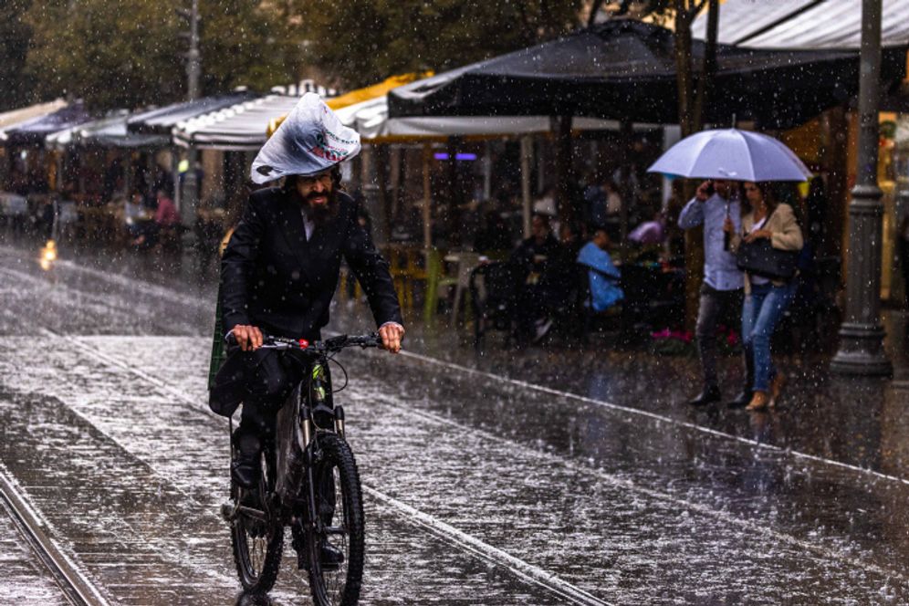 Illustration - Pluie à Jérusalem