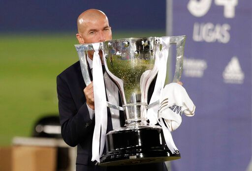 I24news الدوري الإسباني ريال مدريد يتوج بالقب للمرة 34 بتاريخه