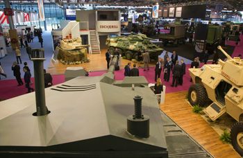 Associated Press A file photo of the the Eurosatory Defense and Security trade show in Villepinte, outside Paris.