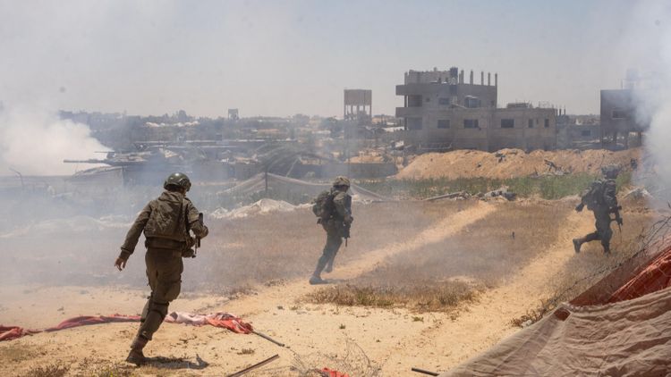 جنود الجيش الإسرائيلي في قطاع غزة، يوليو 2025