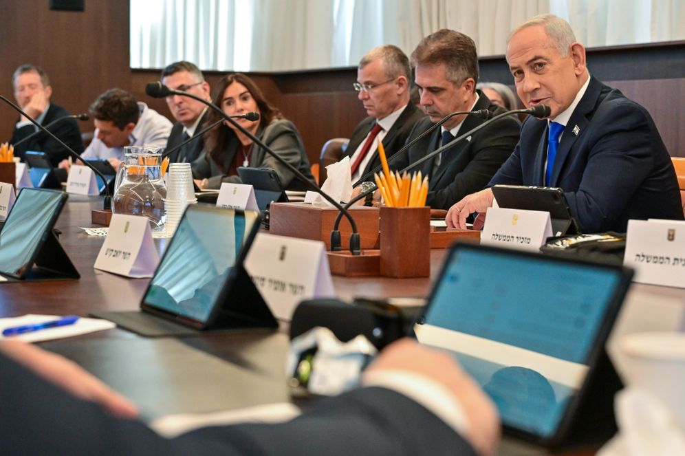 Benjamin Netanyahou au Conseil des ministres ce dimanche 22 février 2026