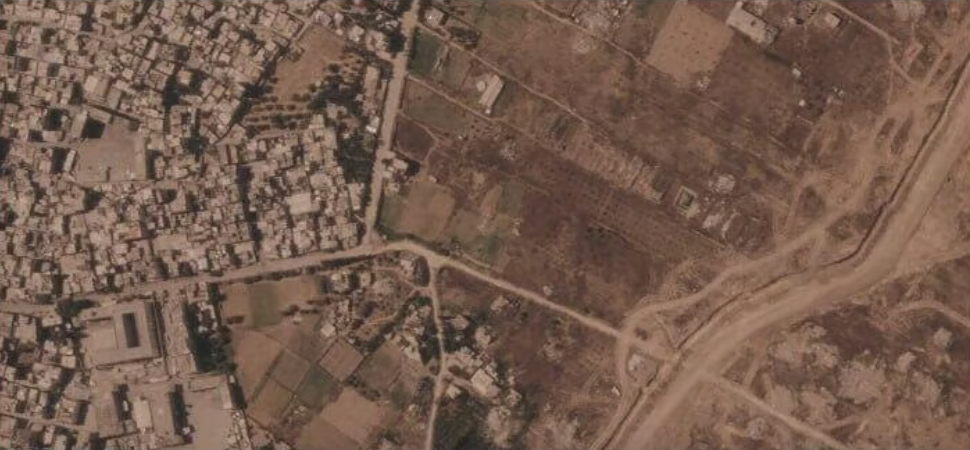 Des images satellites révèlent une vaste barrière de Tsahal traversant la bande de Gaza