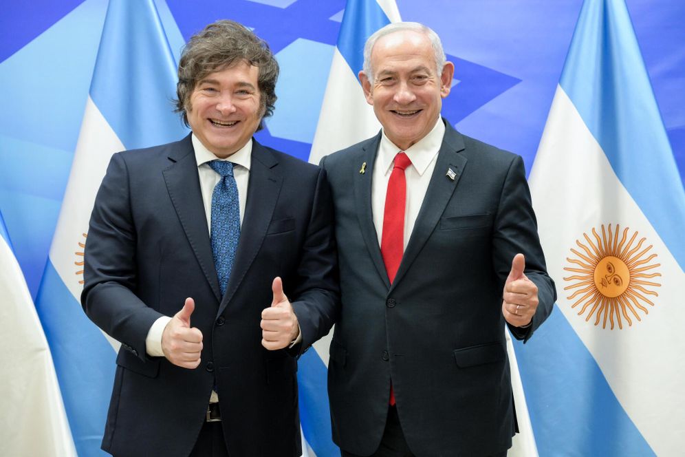 Benjamin Netanyahou et Javier Milei