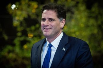 Minister of Strategic Affairs Ron Dermer arrives for a group picture of the new government at the president's residence in Jerusalem, on December 29, 2022