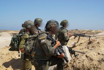 Troupes de Tsahal dans la bande de Gaza