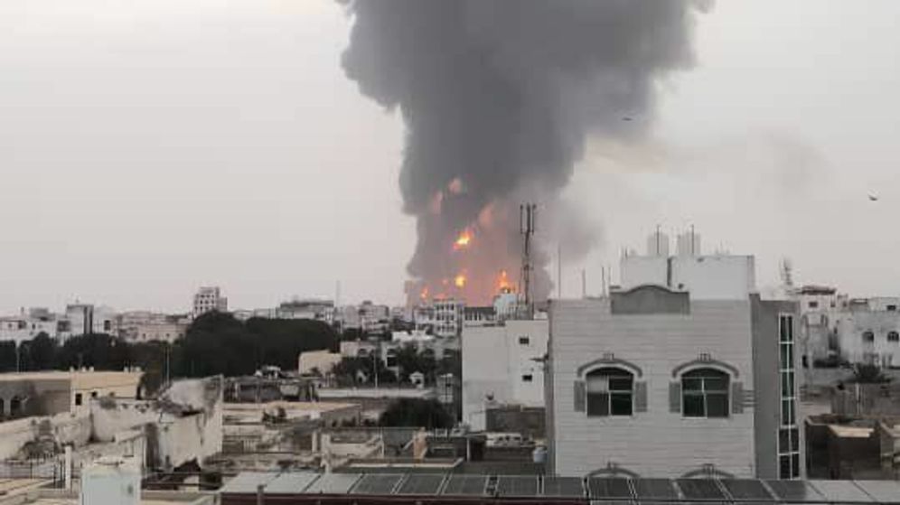 Explosions seen in Yemen