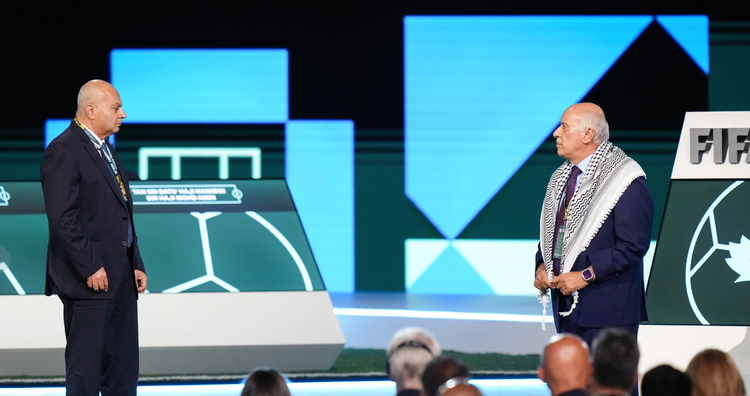 Congrès de la Fifa : le président de la fédération palestinienne refuse une photo avec un dirigeant israélien