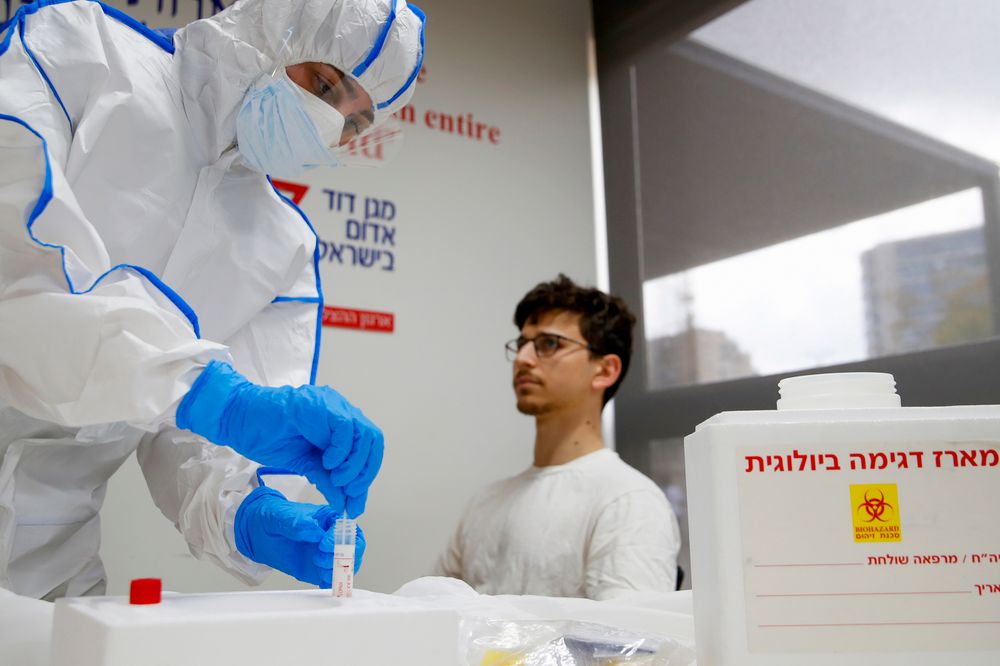 Israeli man undergoing voluntary test for coronavirus