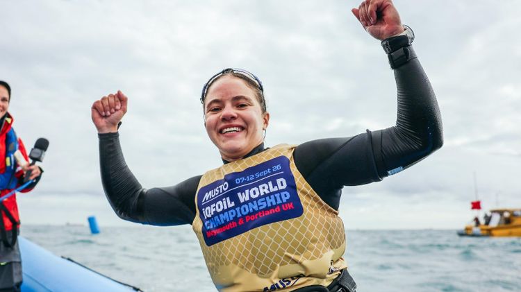 Israeli windsurfer Tamar Steinberg
