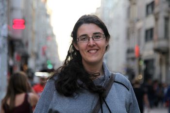 (FILES) This picture provided late on July 5, 2023 by Syrian journalist Ahmad Mohamad who took the photo in Istanbul on May 26, 2017, shows Israeli-Russian academic Elizabeth Tsurkov who had been missing in Iraq for months.