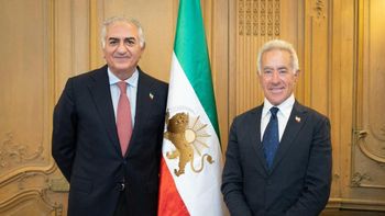 Reza Pahlavi et Sylvan Adams 