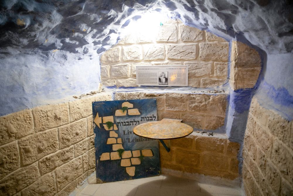 Tour of the underground tunnels and caves, built in the 16th century, in the Northern Israeli city of Tzfat, with Livnot U'Lehibanot.