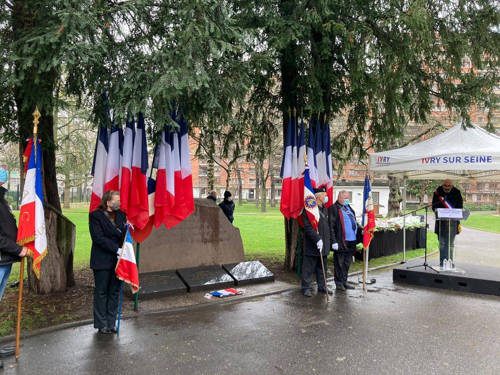 France/IvrysurSeine Inauguration Du "Square Des Justes Parmi Les