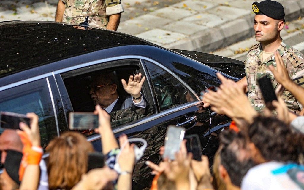 Lebanon's Aoun Vacates Presidential Palace As Power Vacuum Looms I24NEWS
