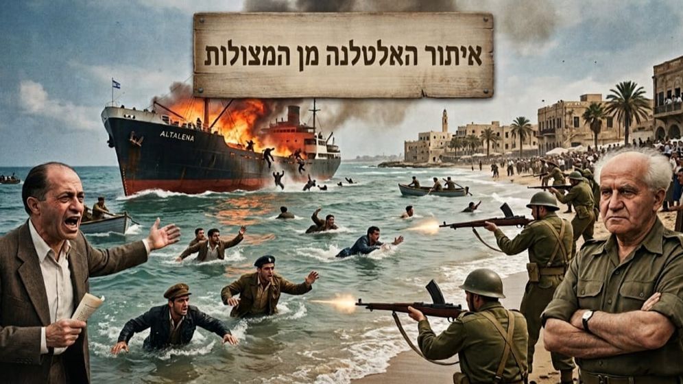אלטלנה עולה מן המצולות: איור לטור של איתן לסרי