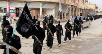 Des terroristes de l'Etat islamique