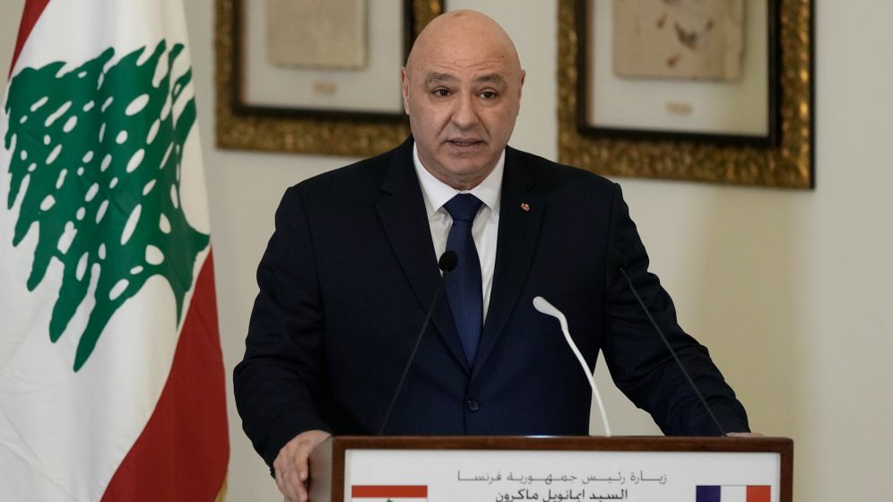 Le président libanais Joseph Aoun