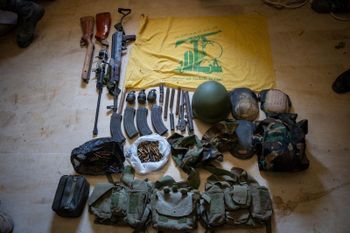 IDF Spokespersons Unit Hezbollah weapons
