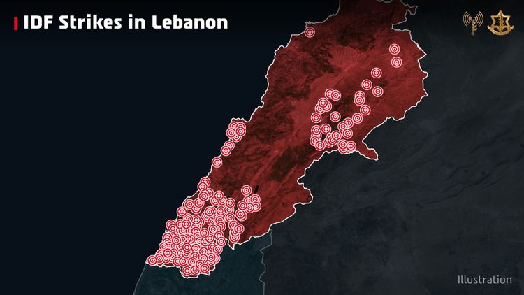 Frappes effectuées par Tsahal au Liban au cours du mois de mars 2026