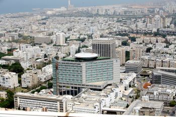 FILE - View of the Sourasky Medical Center in the center of Tel Aviv.
