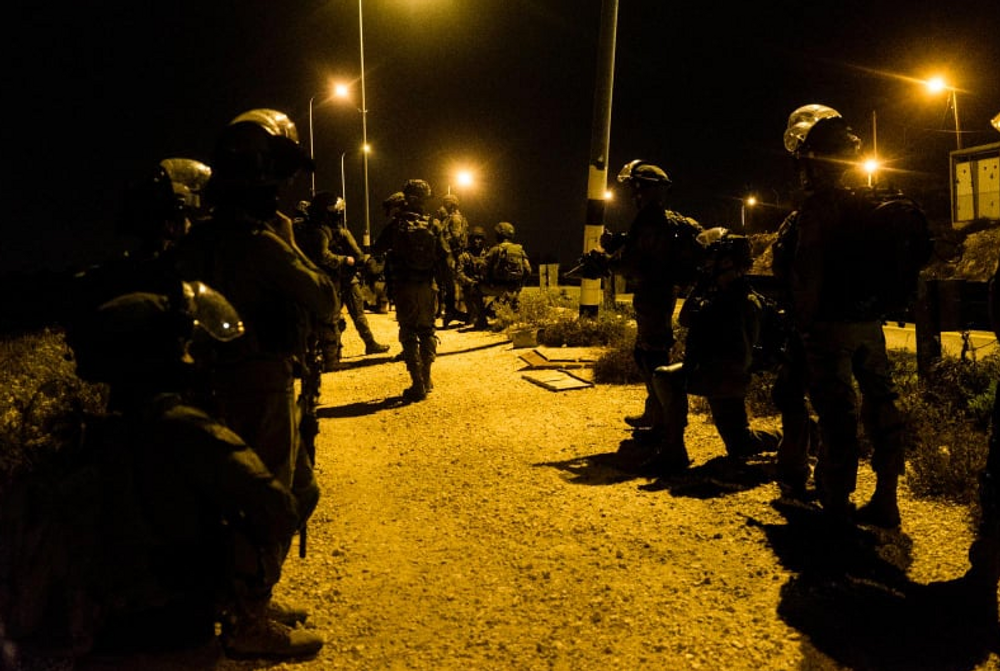 IDF conducts special operation in the Aroub refugee camp near Hebron on October 27, 2019.