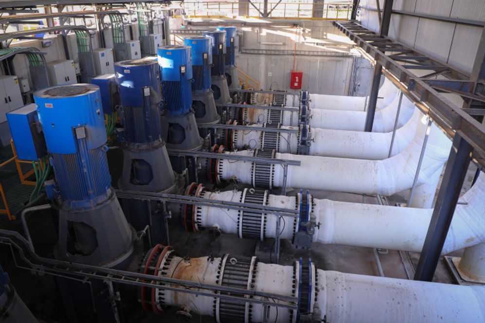 Usine de dessalement de Sorek en Israël