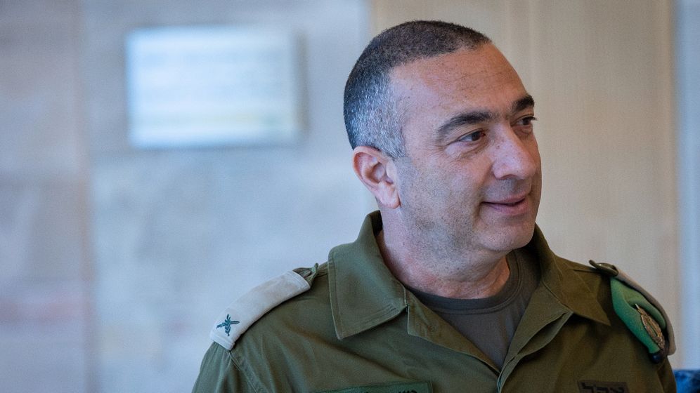 יונתן סינדל/פלאש 90 ראש חטיבת המבצעים בצה"ל, תא"ל ישראל שומר