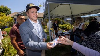 Spencer Pratt, ancien animateur de téléréalité américain et candidat à la mairie de Los Angeles 