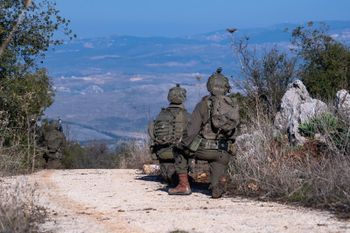 La brigade 810 de Tsahal sur le mont Dov au Liban