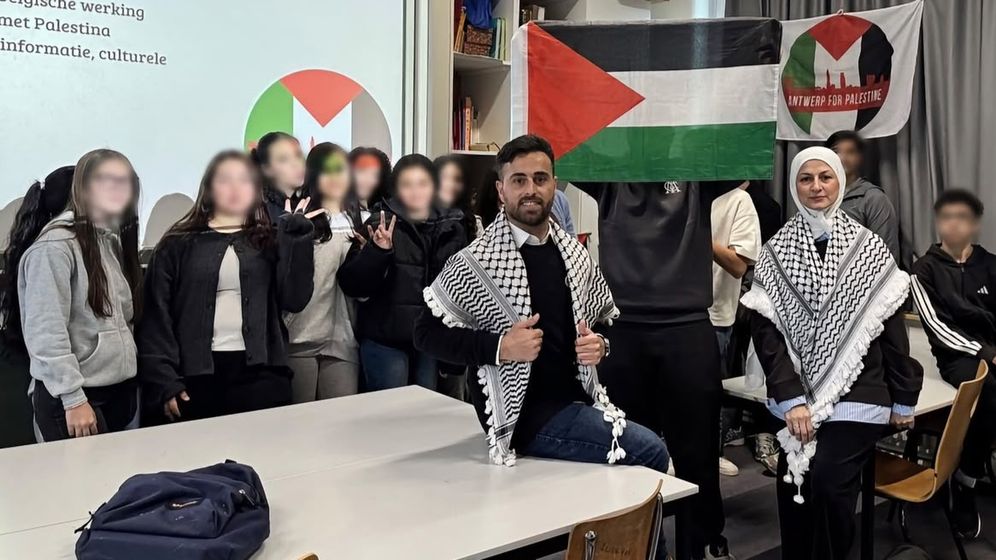 Social Des activistes pro palestiniens dans une école catholique à Anvers