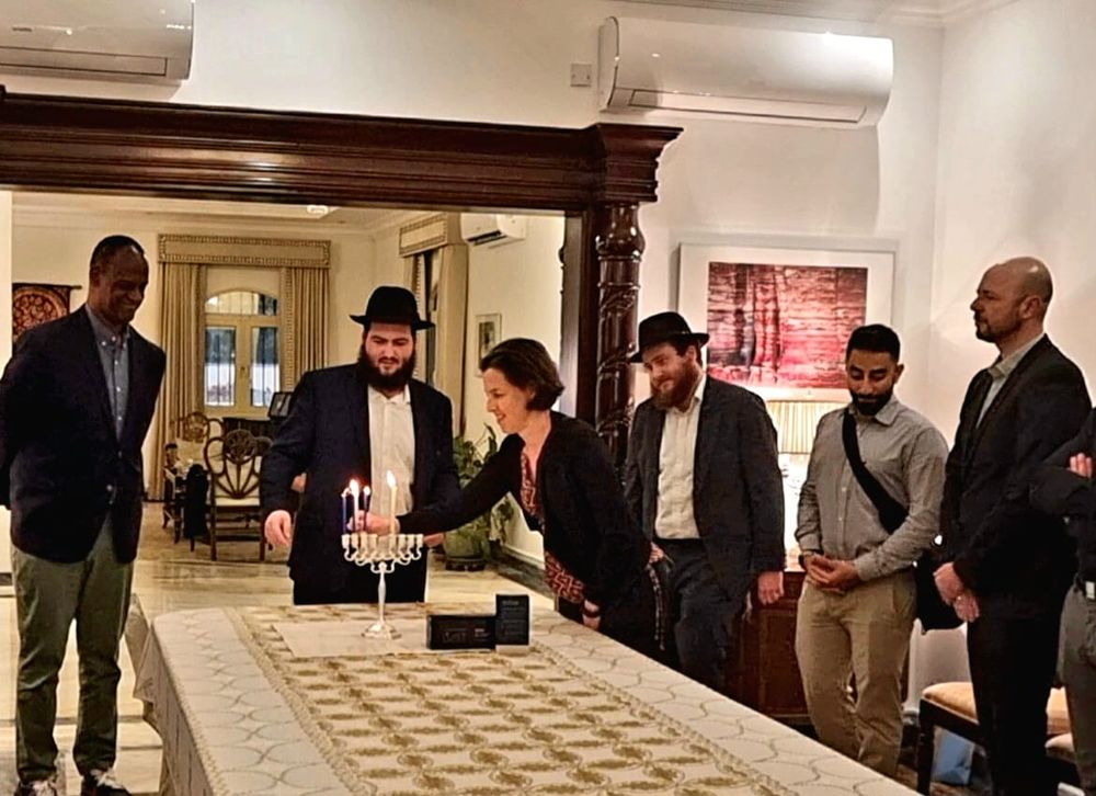 Israeli Diplomatic Mission In Qatar Celebrates Hanukkah i24NEWS
