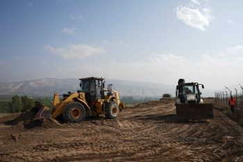 Israel begins construction of major eastern border security barrier