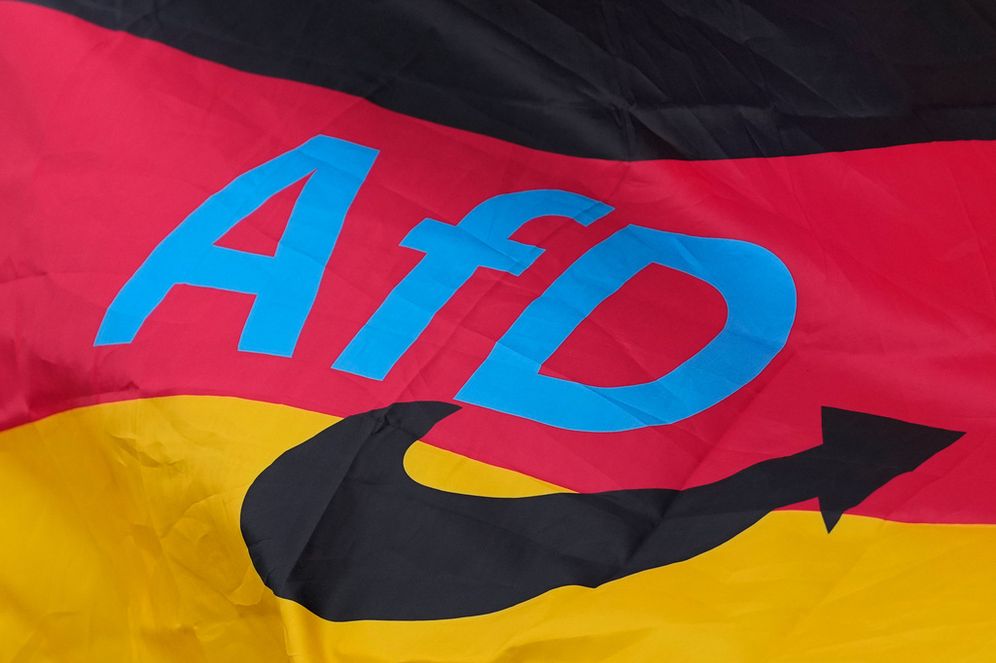 (AP Photo/Matthias Schrader) Logo du parti Alternative für Deutschland (AfD)