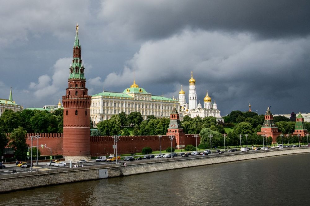 Une photo prise le 9 juillet 2018 montre le Kremlin à Moscou.