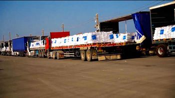 Au total, 218 camions transportant 3 270 tonnes de farine destinées au Programme alimentaire mondial (PAM) ont pu entrer dans le territoire. 