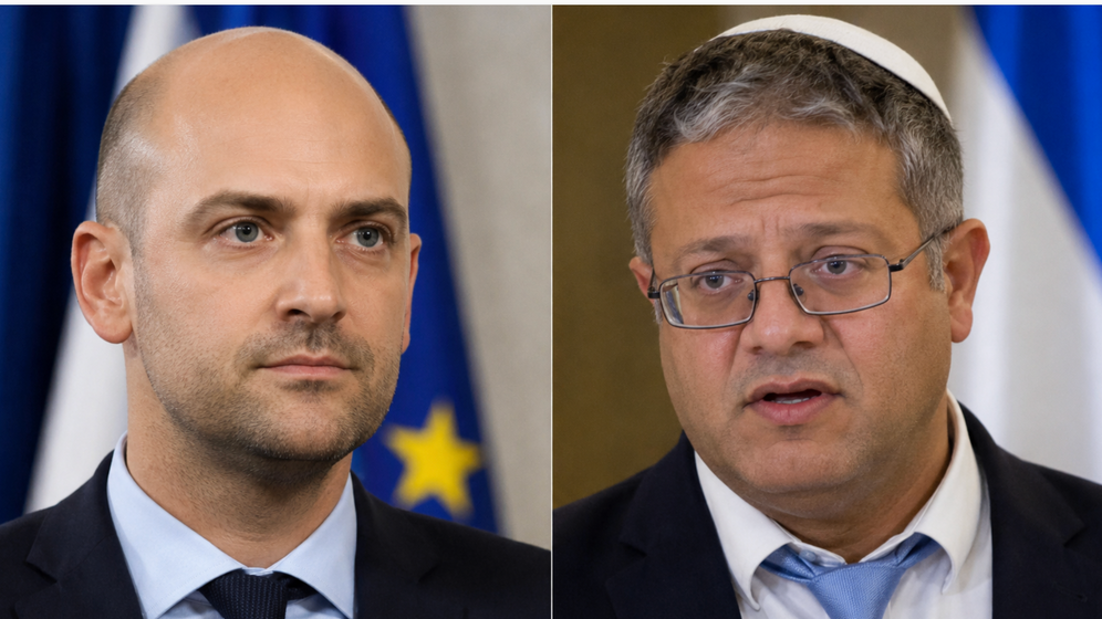 Jean-Noël Barrot et Itamar Ben Gvir