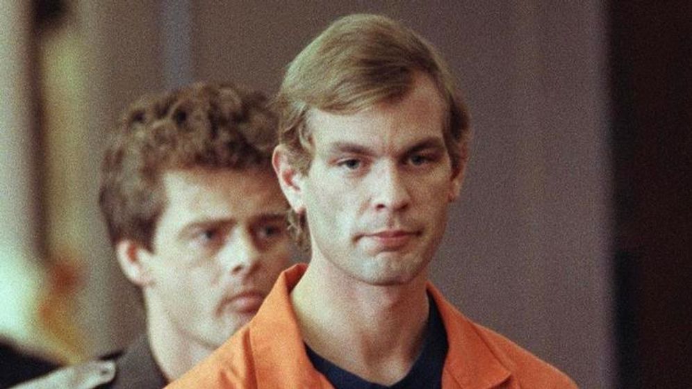 Jeffrey Dahmer lors de son procès en 1992