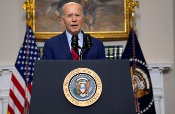 Le président des États-Unis, Joe Biden, s'exprime sur les protestations des étudiants concernant la guerre à Gaza, dans la salle Roosevelt de la Maison Blanche, le jeudi 2 mai 2024, à Washington.