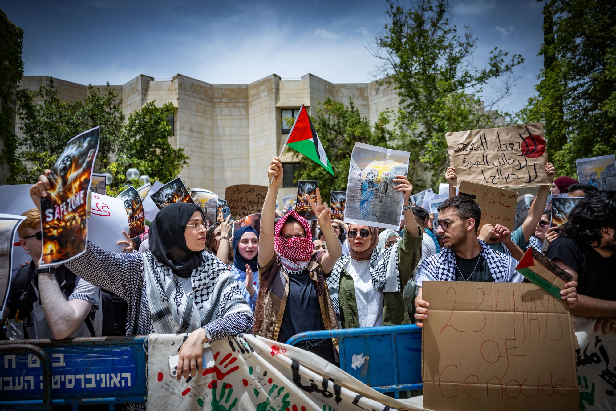 Tensions Erupt At Hebrew University As Students Clash Over Gaza - Vimarsana News